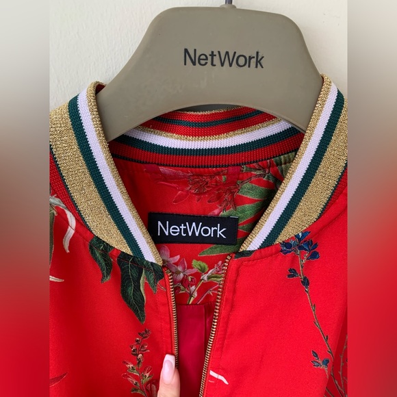 Network Satin Red Jacket - Picture 6 of 10